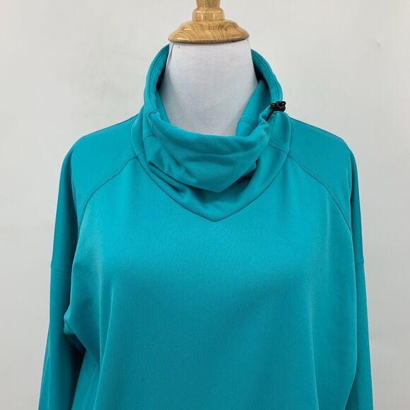 Nike Running Relay Midweight Pullover Sweater Womens M Medium Blue Turtleneck - Picture 3 of 14